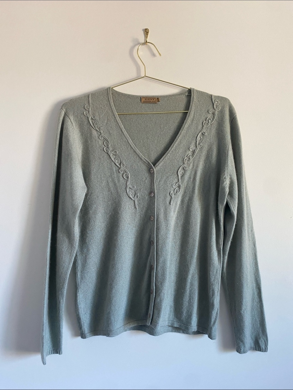 Queenie Cashmere + Silk Cardigan